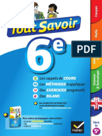 Tout Savoir 6e