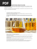 Viscosity of Oils