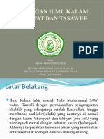 Hubungan Ilmu Kalam, Filsafat Dan Tasawuf