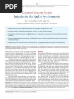 Ankle Syndesmosis