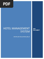 System Requirement Document of Hotel Management System