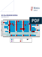 Calendario Polideportivo 2021-22