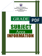 4Q Grade 7 Subject Area Information
