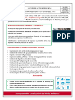 Programa de Ahorro y Uso Eficiente Del Agua y Manejo de Residuos Solidos