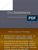 Philosophies - Civil Disobedience Concept - Novemeber 2021