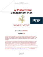 Generic Event Plan Final