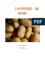 OSMOSIS IN POTATOES - LAB REPORT