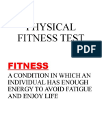 Pe 8 L1 Physical Fitness Test