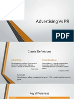 The Key Differences Between Advertising and Public Relations
