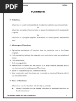 Module3 - Functions - PCD Notes C Programming