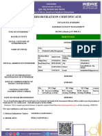 Udyam Registration Certificate for Rakshak Facility Management
