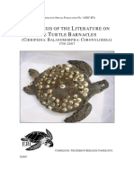 A Synopsis of The Literature On The Turtle Barnacles (Cirripedia - Balanomorpha - Coronuloidea)