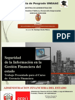 Seguridad de La Información en La Gestión Financiera Del Estado