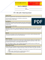 PT2.1 Data Sheet Cell Division - Mitosis