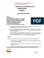 Reparto de Utilidades A Los Trabajadores Manual