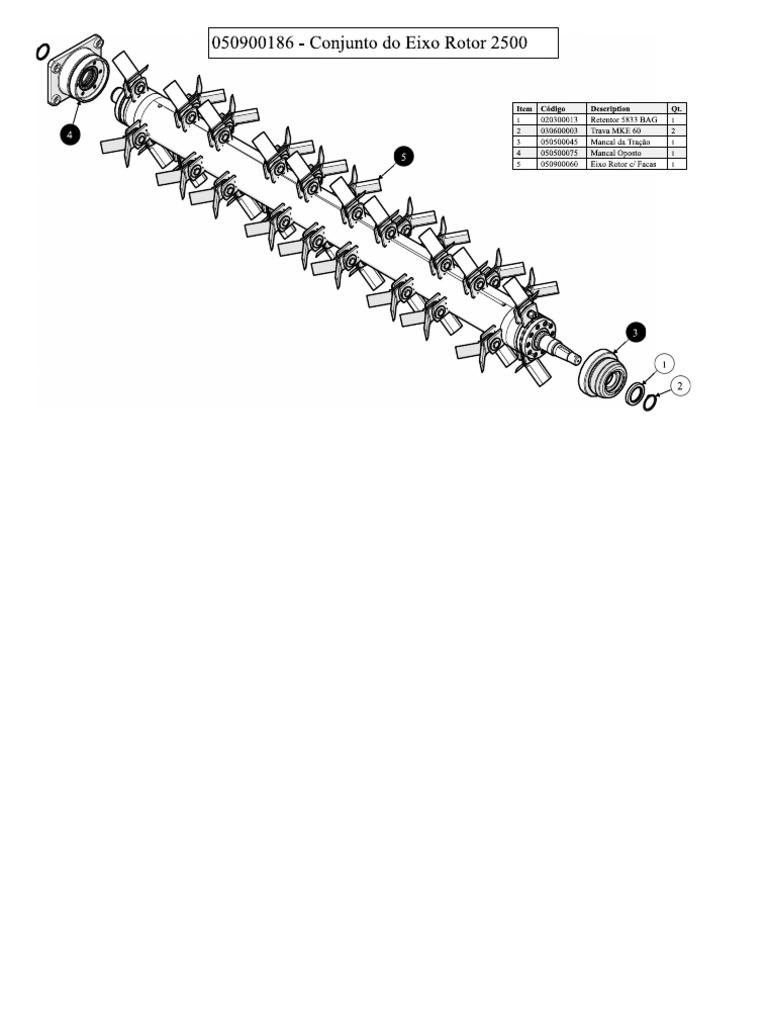CJ Eixo Rotor 2500 | PDF
