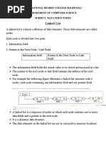 Linked List Notes