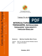 Interculturality and Teenagers