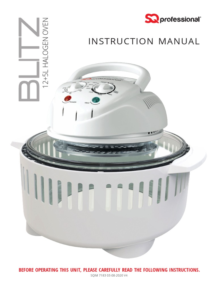7183 Halogen Oven Download Free PDF Grilling Roasting