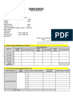 Formulir Survey Lalu Lintas