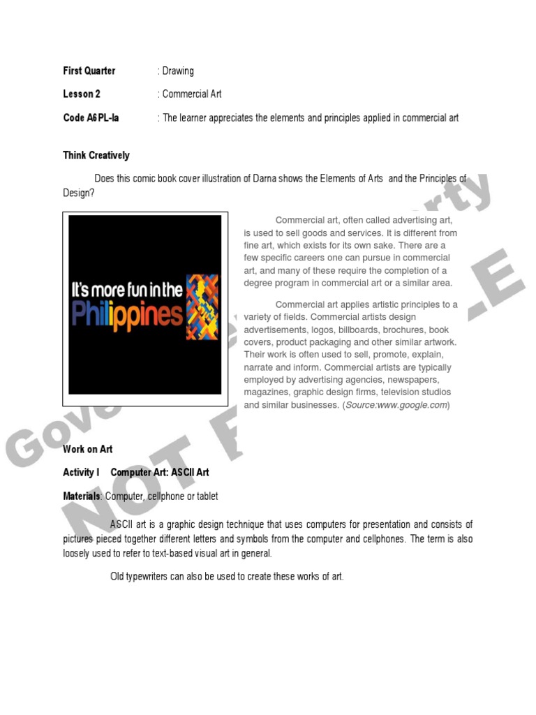 As Lesson 2 Final Pdf Graphic Design Design