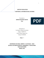 Gestión tecnológica en empresa de alimentos