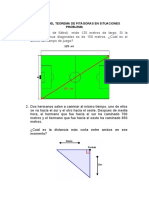 Aplicación Del Teorema de Pitágoras en Situaciones Problema