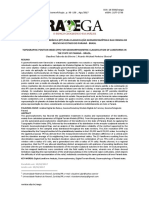 (Ipt) para Classificação Geomorfométrica Das Formas de Relevo No Estado Do Paraná - Brasil