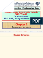 Lecture 2 - Economy of Formwork