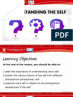 Chapter 1 Lesson 1 The Self From Various Perspectives