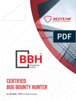 Certified Bug Bounty Hunter: An ISO 9001 - 2015 Certified Company
