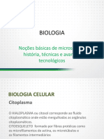 Noções de microscopia, citologia e visão