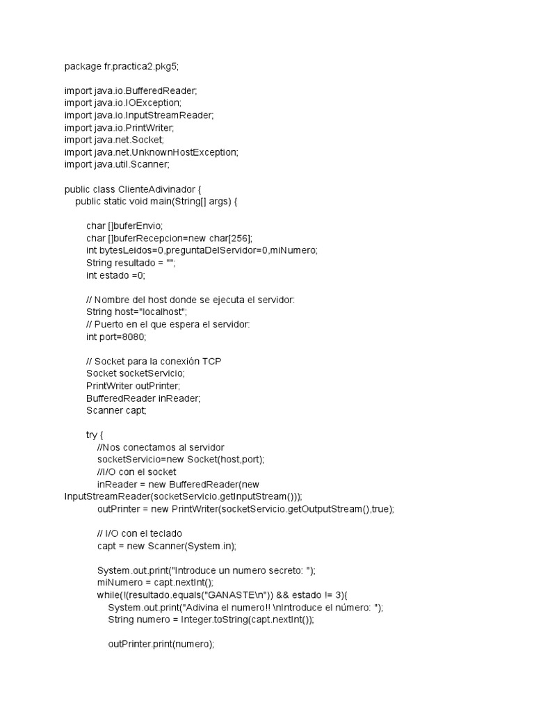 Socket PDF Protocolos de comunicaciones Ingeniería Informática