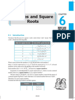 CBSE Class 8 NCERT Maths Book Squares and Square Roots Chapter 6