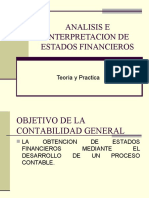 Analisis e Interpretacion de Estados Financieros Teoria y Practica Caso Aplicativo