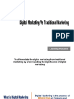 Traditional MKTG Vs Digital