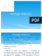 Strategii Didactice