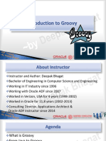 Introduction To Oracle Groovy