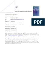 Accepted Manuscript: European Journal of Oncology Nursing
