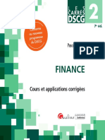 DSCG 2 Finance  Cours et applications corrigées