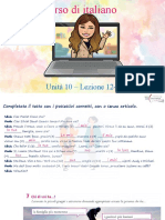 Lezione 12 - 13 - I verbi riflessivi 