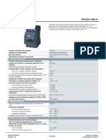 3RV20214BA15 Datasheet Es