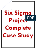 Six Sigma Project Case Study Presentation