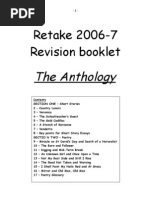 Download Anthology Revision Booklet by drewwilson1 SN59330848 doc pdf