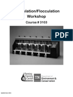 Coagulation Flocculation Workshop Course 3103