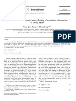 Comment On "Multiparty Secret Sharing of Quantum Information Via Cavity QED" (Optics Communications, Vol. 270, Issue 1) (2007)