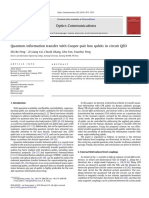 Quantum Information Transfer With Cooper-Pair Box Qubits in Circuit QED (Optics Communications, Vol. 283, Issue 9) (2010)