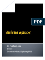 Lecture Membrane Separation