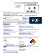 Hoja de Datos de Seguridad DURETAN