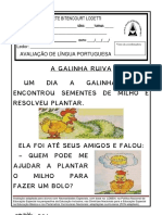PROVA Português SETEMBRO - Dudu